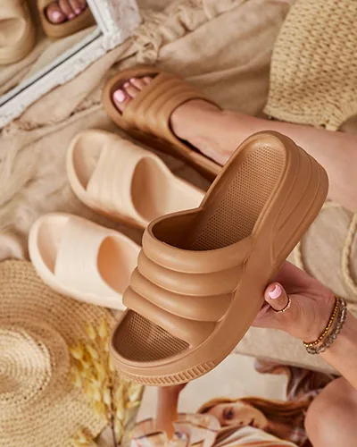 Royalfashion Damen Kooli Flip-Flops aus Gummi