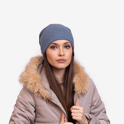 Marineblauer isolierter Damenhut mit Sternen - Accessoires