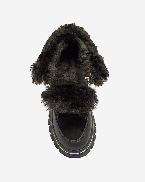 Чорні жіночі снігоступи на шнурівці Neatesa - Взуття