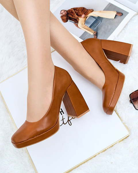 Royalfashion Damen High Post Cellcas Pumps