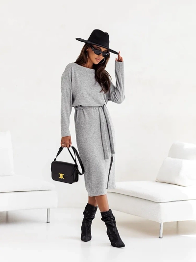 Royalfashion Damen Midikleid