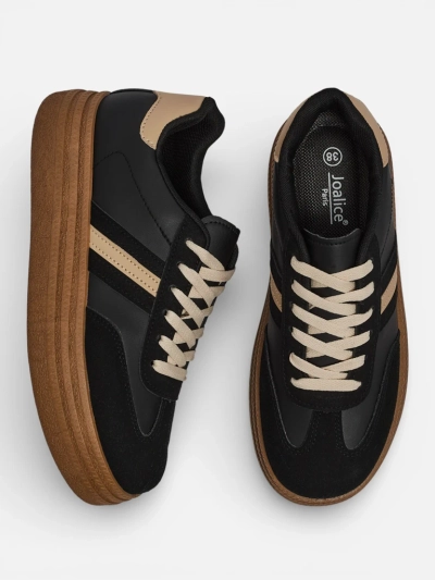 Damen Sneakers Luna Schwarz Ökologisch Casual für den Frühling