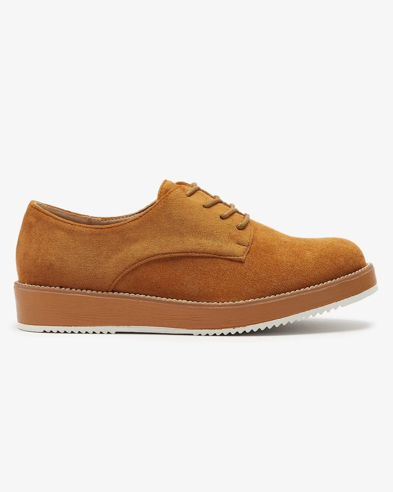 Damen Schnürhalbschuhe a'la oxfords in der Farbe camel Oksila - Footwear
