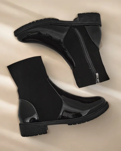 Royalfashion Klassische Damenstiefel Romig