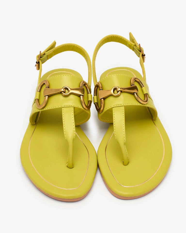 Royalfashion Damen Flip-Flop-Sandalen in grün Imonel