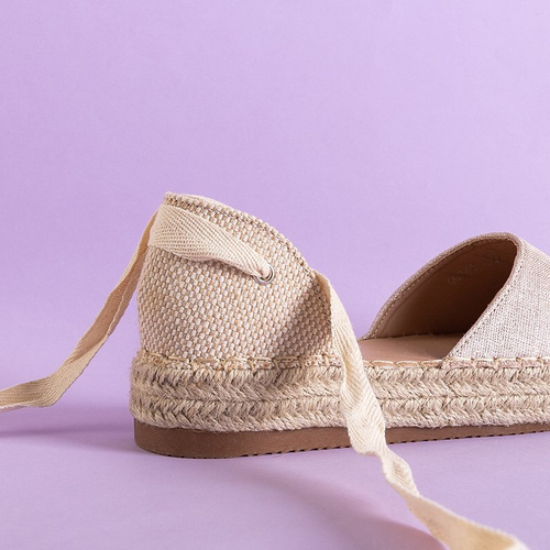 Жіночі еспадрільї з рожевого золота Pribella - Взуття