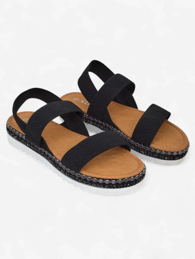 Royalfashion Damensandalen mit dekorativer Sohle Zindas