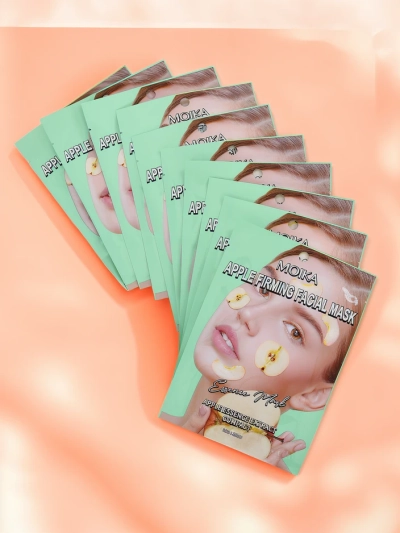 MOIKA Apfel Tuchmaske Straffend