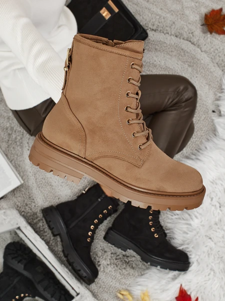 Damen Trapper Stiefeletten Thalira