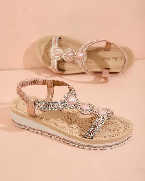 Royalfashion Жіночі босоніжки Obrisas zirconia