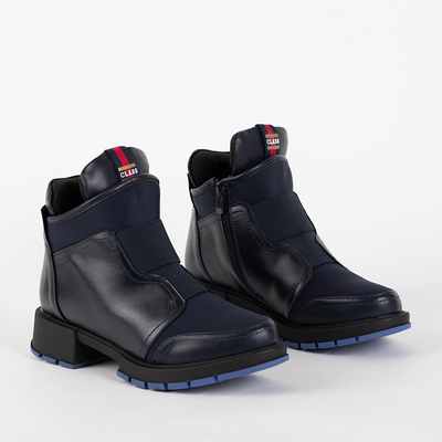 Marineblaue isolierte Damenstiefel Iryda - Footwear