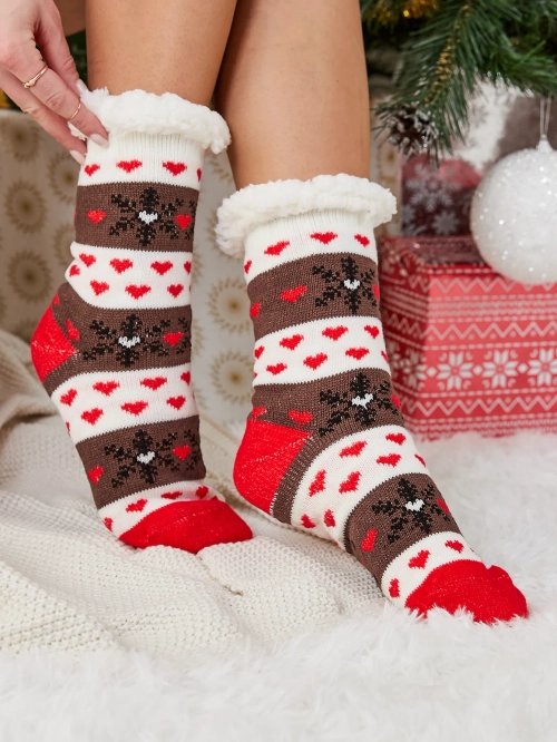 Royalfashion Утеплені жіночі різдвяні шкарпетки