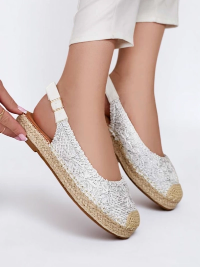 Royalfashion Damen-Espadrilles mit dekorativer Stickerei