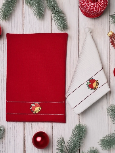 Royalfashion Holiday Handtuch Set Frohes Neues Jahr