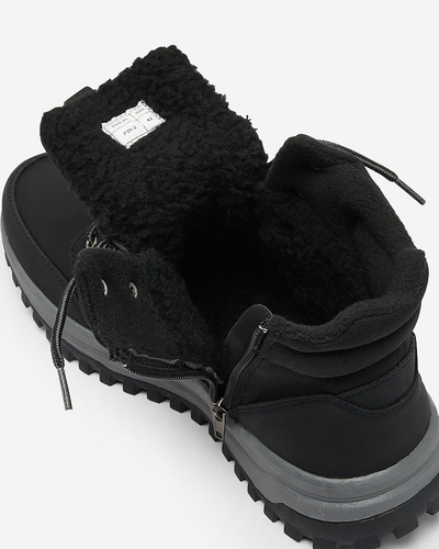 Royalfashion Schwarze Herren Trapper von Kunokia