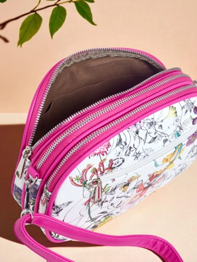 Royalfashion Kleine Damenhandtasche aus Ökoleder Floriana