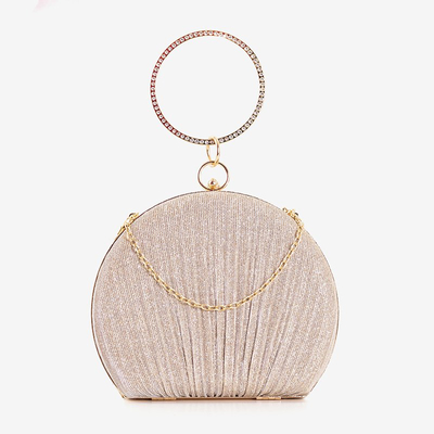 Eine kleine Clutch in Goldfarbe - Handtaschen