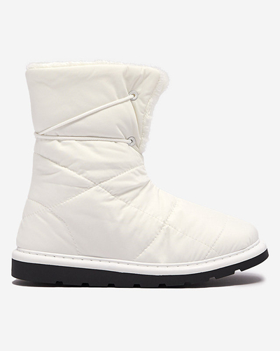 Weiße Damenschuhe a'la Schneestiefel Amirfu- Footwear