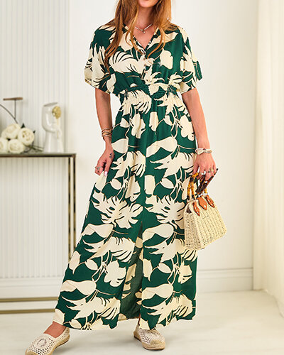 Жіноча сукня міді з принтом Royalfashion