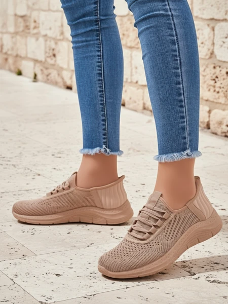 Royalfashion Slip-on Damen-Stoffsport Schuhe Arrate