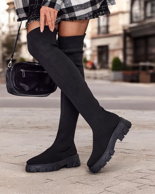 Жіночі чоботи без шнурівки Royalfashion Ohorro