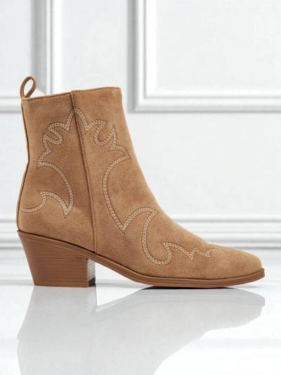 Velvet Ash Damen Cowboystiefel – mit Absatz
