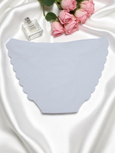 Royalfashion Lasergeschnittene Damen-Slips mit dekorativen Trägern Edge Chic