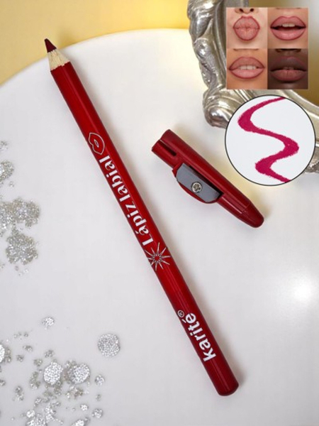 Lippenkonturenstift mit Spitzer in der Farbe Deep Rose Nougat