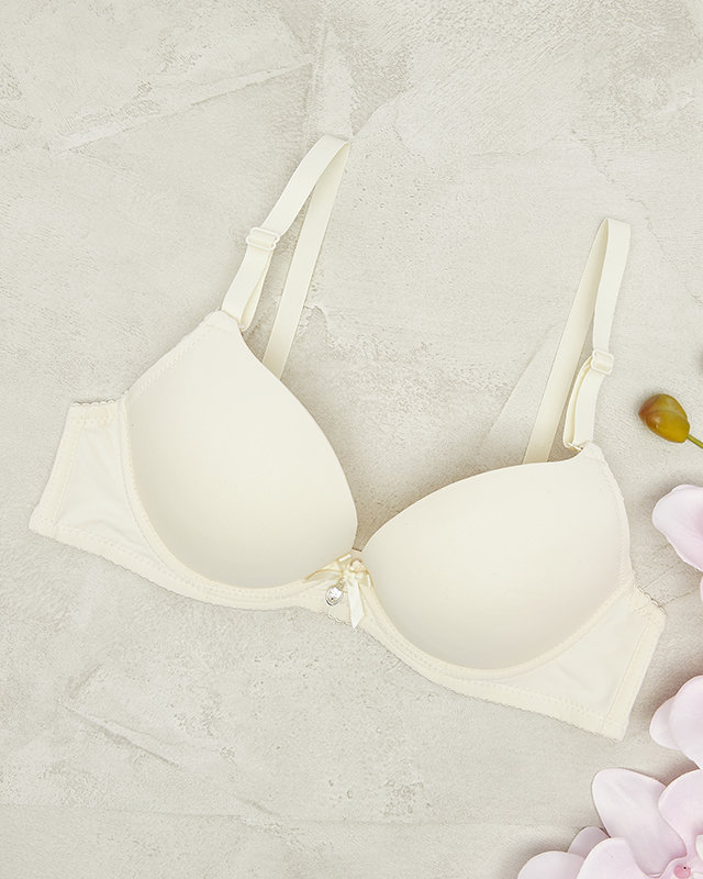 Glatter Push-up-BH für Damen in Beige - Unterwäsche