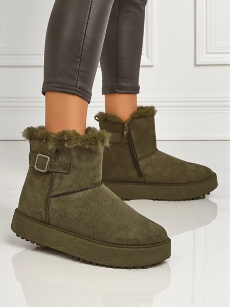 Royalfashion Kurze Damen Schneestiefel Aurelia Classico