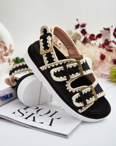 Royalfashion Damen Lunnay eko Wildledersandalen