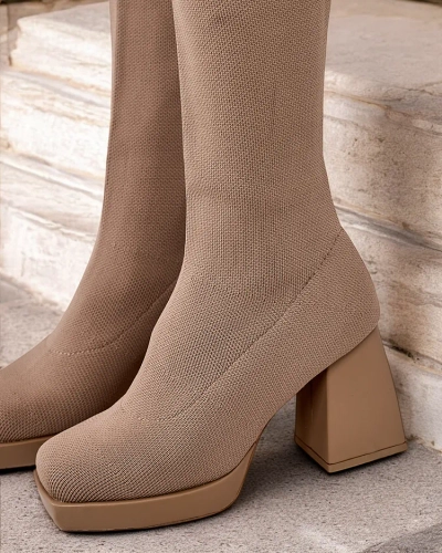 Royalfashion Damen Schlupfstiefel Arumii