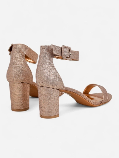 Royalfashion Glitzer Damen Sandalen Montrea