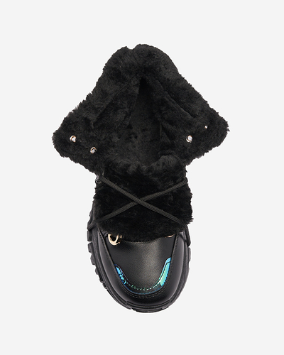 Schwarze isolierte Damen-Sportschuhe Nepolle- Footwear