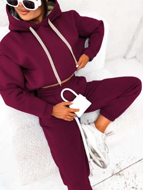 Комплект спортивного костюма Royalfashion из хлопка для женщин