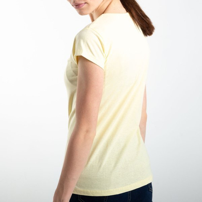 Gelbes T-Shirt mit kurzen Ärmeln - Blusen 1