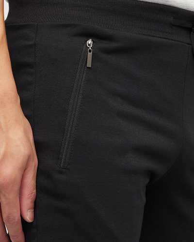 Schwarze Herren-Jogginghose mit Aufschrift - Kleidung