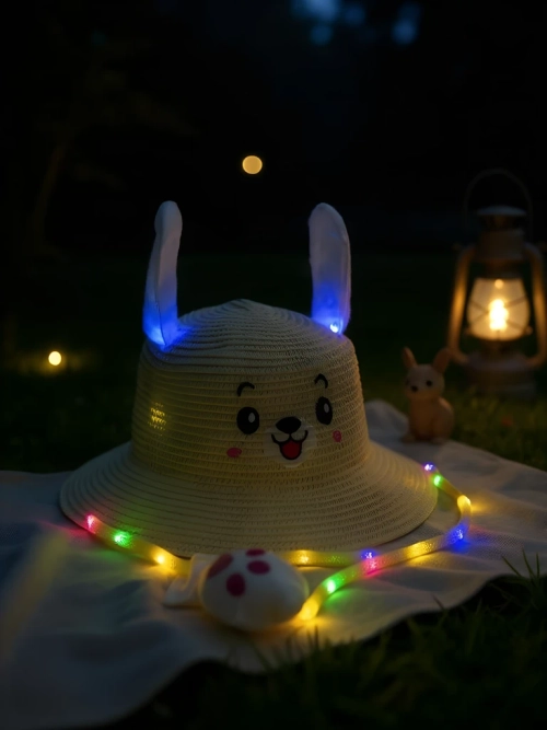 Royalfashion Дитячий солом'яний капелюх Glow Puppy Hat