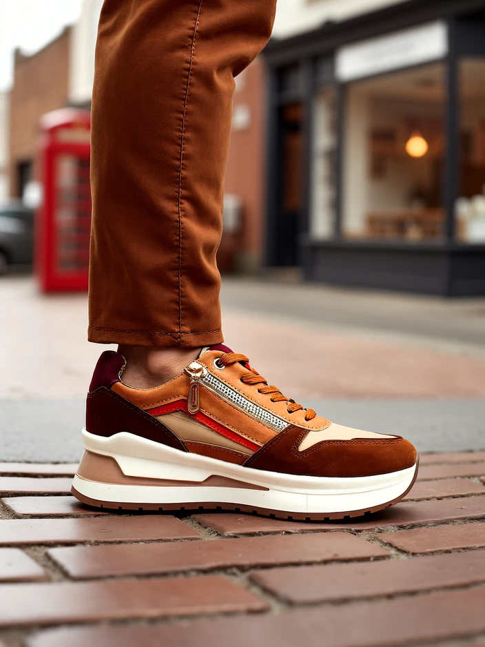 Royalfashion Damen Sportschuhe mit verstecktem Absatz Bessase