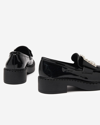Lackschuhe mit schwarzer Schnalle Fogim - Footwear