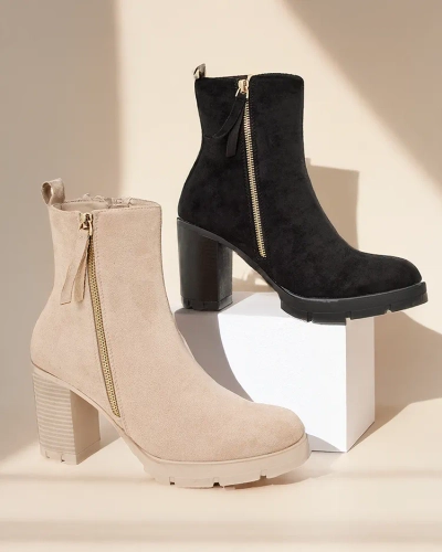 Royalfashion Damen Stiefeletten auf einem Pfosten Igges