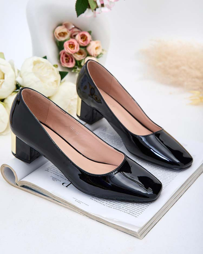 Royalfashion Damen niedrige Stiletto Pumps Eless