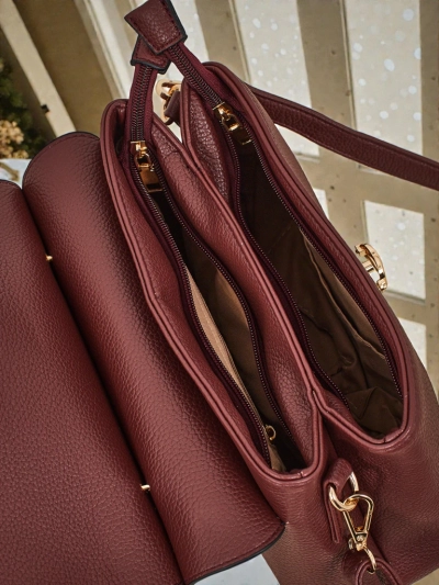 Kleine Damenhandtasche aus Öko-Leder Vinem