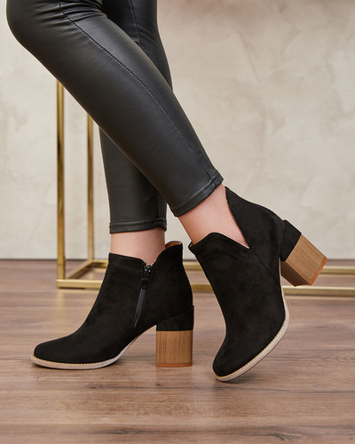 Royalfashion Schwarze Damen Ricteas Stiletto-Stiefel