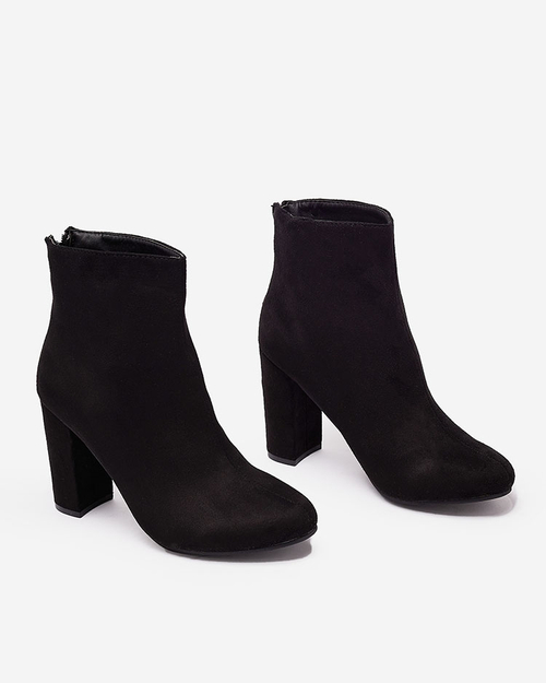 Royalfashion Чорні жіночі черевики на шпильці Reirasa