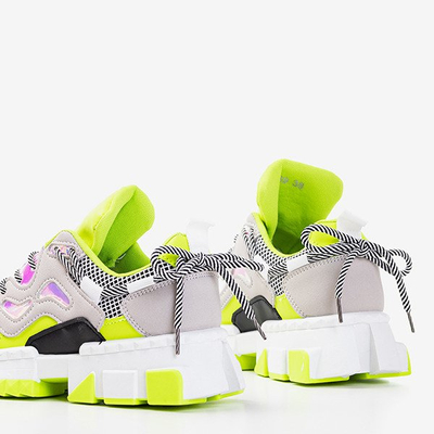 Neongrüne Damen-Sportschuhe Crazy - Footwear