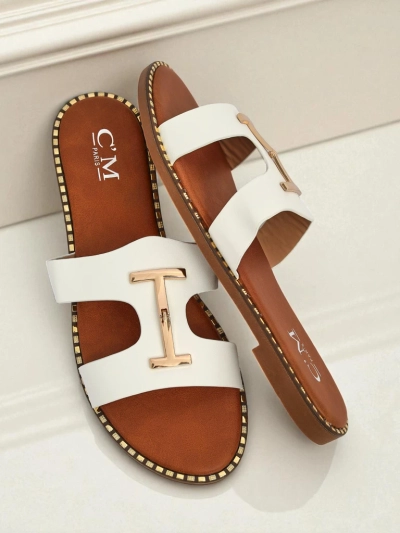 Royalfashion Damen Sandalen mit flacher Sohle Maya Louise