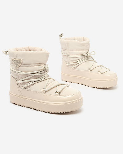 Жіночі снігоступи Royalfashion Beige Galebda
