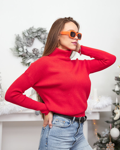 Royalfashion Dünner Damen-Rollkragenpullover