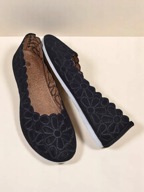 Жіночі квіткові балетки Royalfashion Magerro